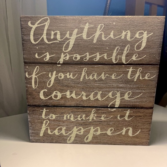 Inspiring Quote Wall Decor - Picture 1 of 2